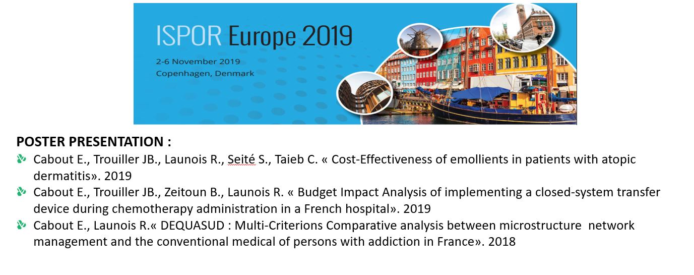 REES France présent à ISPOR Europe 2019
